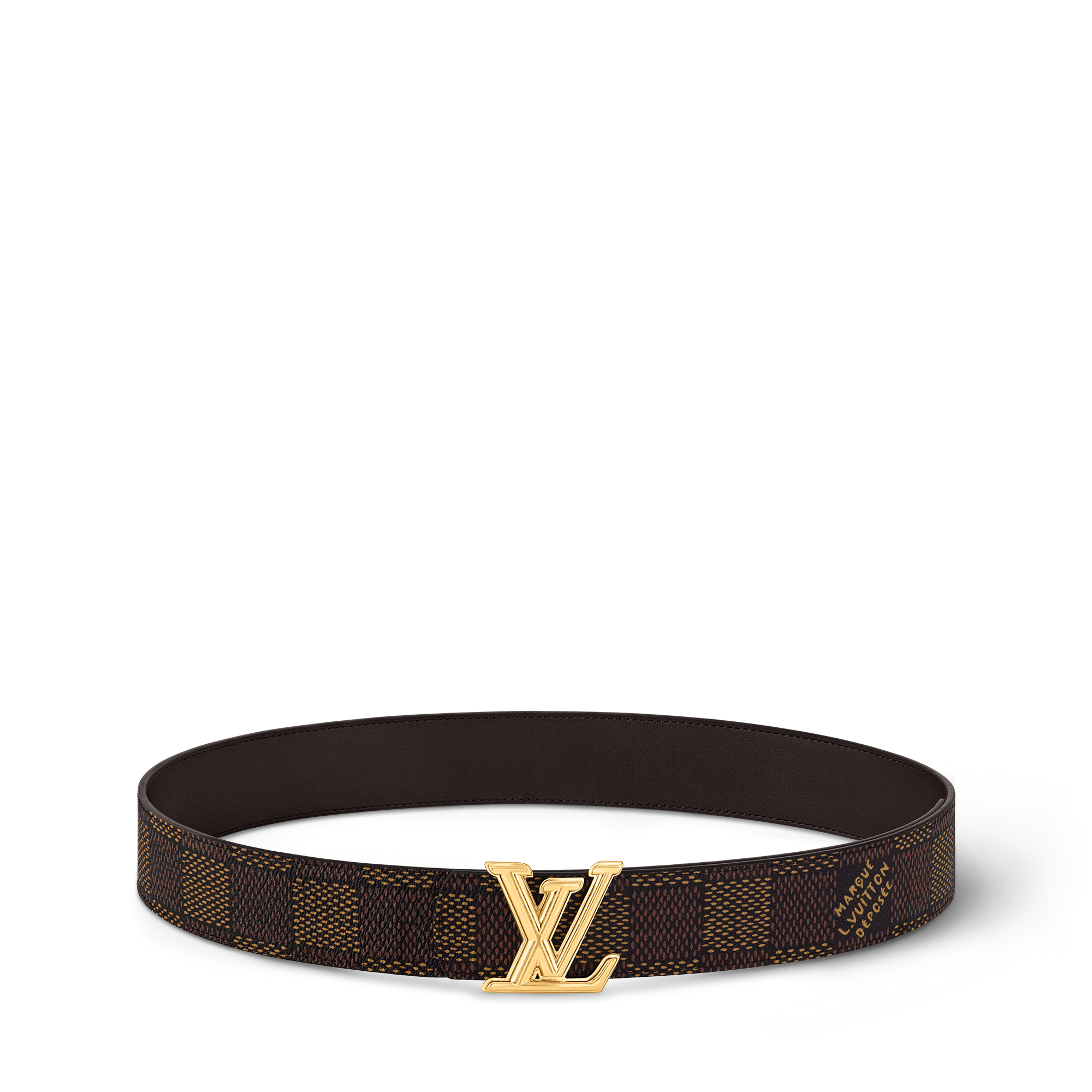 ベルト・LV ディメンション 40MM リバーシブル ダミエ・グラ